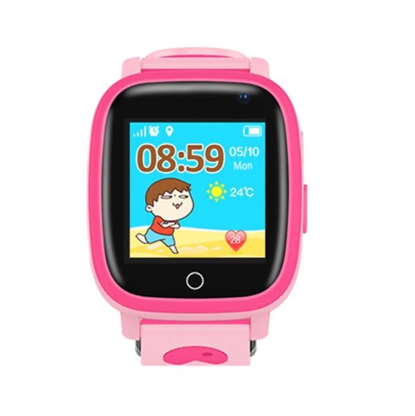 Dječiji pametni sat Q11 2G GPS+LBS lokacija rozi