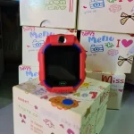 Dječiji pametni sat Q19 2G LBS lokacija crveni