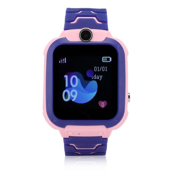 Dječiji pametni sat Q12B 2G LBS lokacija rozi