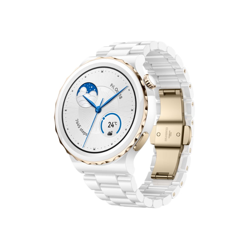 Pametni sat Huawei Watch GT 3 Pro 43mm bijeli ceramic strap