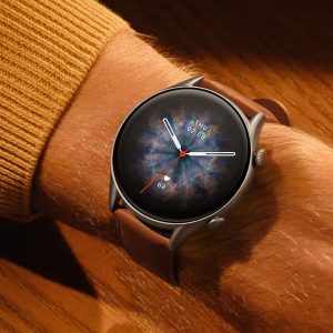 Amazfit GTS 3 Pro pametni sat Brown Leather smedji kozni smart satovi