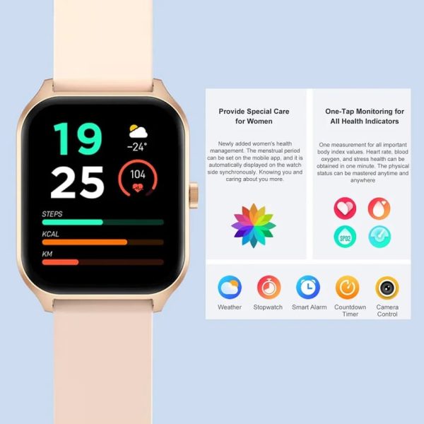 Colmi P60 Gold pametni sat zlatni