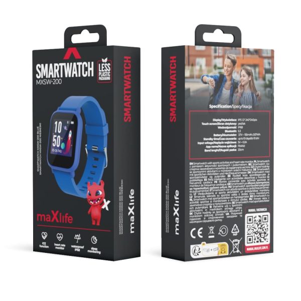 Maxlife MXSW-200 Blue dječiji pametni sat plavi