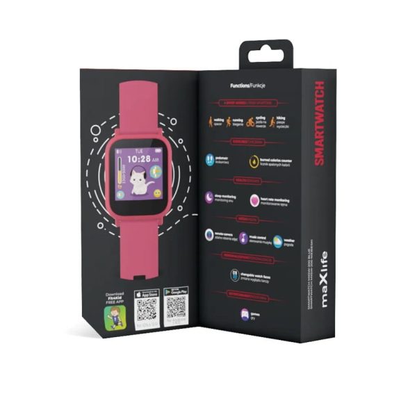 Maxlife MXSW-200 pink dječiji pametni sat rozi