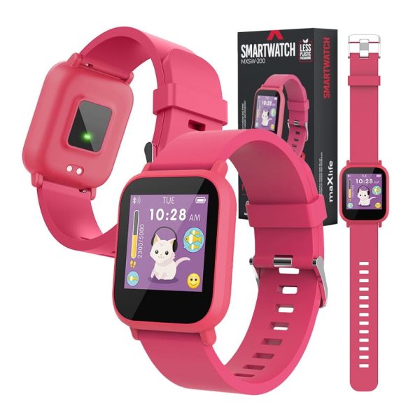 Maxlife MXSW-200 pink dječiji pametni sat rozi