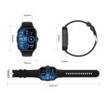 Colmi C63 Black pametni sat crni