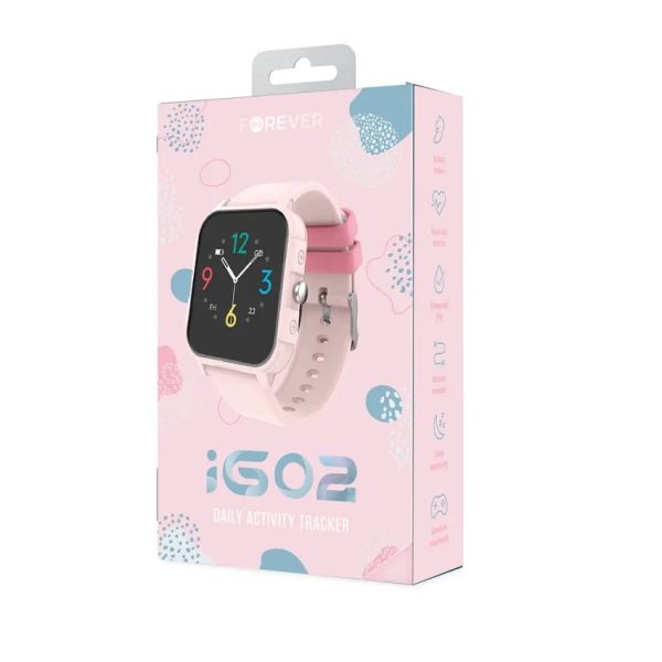 Forever IGO 2 JW-150 Pink dječiji pametni sat rozi
