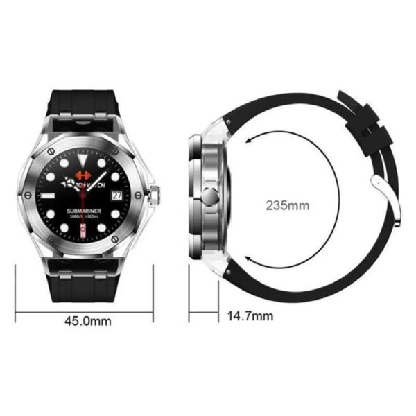 Hoco Y13 Space Black pametni sat crni