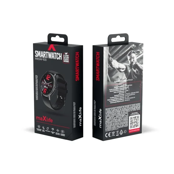 Maxlife MXSW-100 Black pametni sat crni