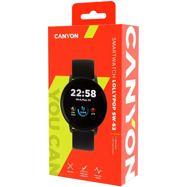 Canyon Lollypop SW-63 Black CNS-SW63BB pametni sat crni