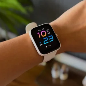 Amazfit Bip 3 Pro Cream pametni sat bež smart satovi krem zenski 7