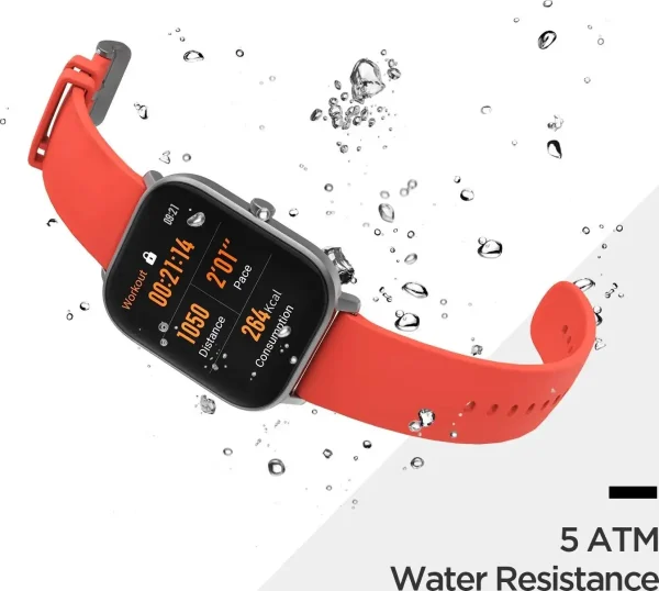 Amazfit GTS Vermilion Orange pametni sat