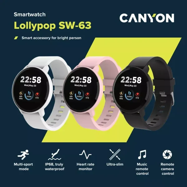 Canyon Lollypop SW-63 White CNS-SW63SW pametni sat bijeli