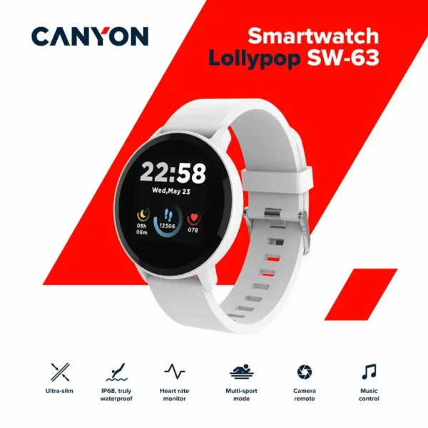 Canyon Lollypop SW-63 White CNS-SW63SW pametni sat bijeli