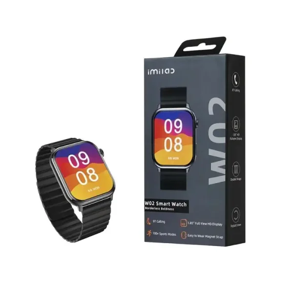 Imilab Smartwatch W02 Black and Blue pametni sat crno plavi