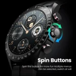 Haylou Smartwatch Solar Pro Black pametni sat crni