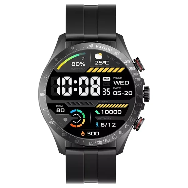 Haylou Smartwatch Solar Pro Black pametni sat crni