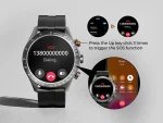 Haylou Smartwatch Solar Pro Black pametni sat crni