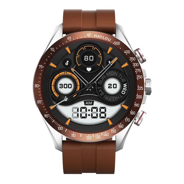 Haylou Smartwatch Solar Pro Brown pametni sat