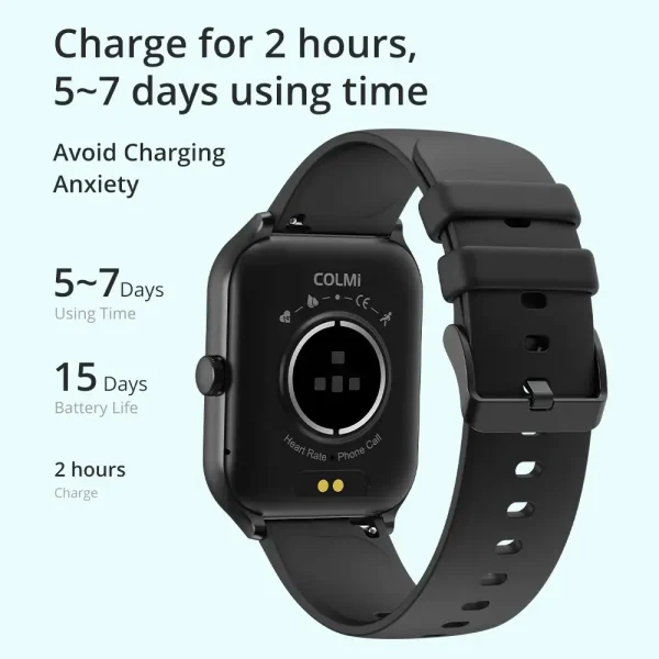 Colmi P60 Black pametni sat crni