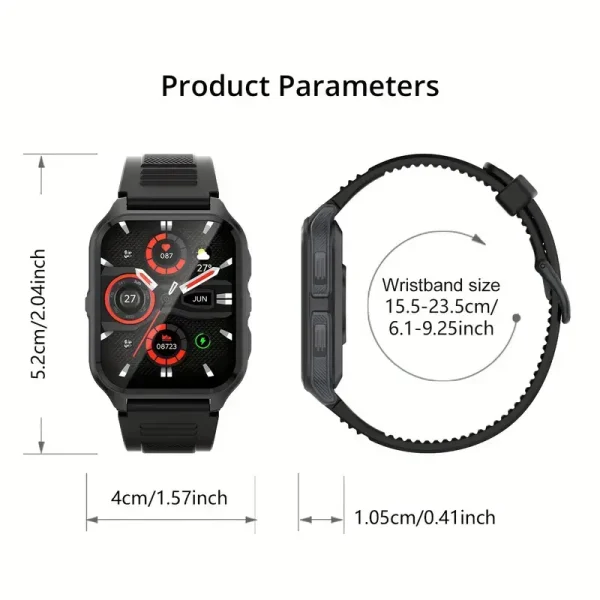 Colmi P73 Black pametni sat crni
