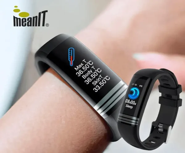 MeanIT M10 Termo pametna narukvica crna