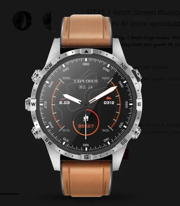 TEK GT-X Series 1 Silver pametni sat