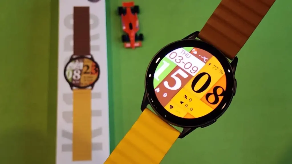 Kieslect K11 Pro Brown Yellow pametni sat žuto smjedji 9 (1)