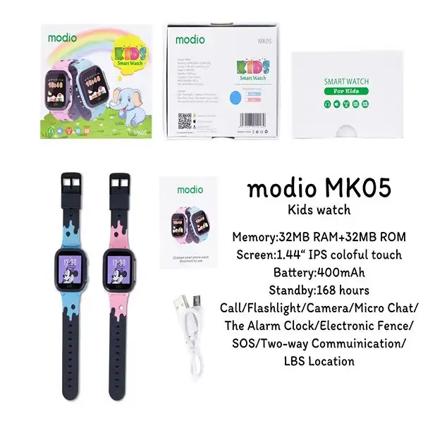 Modio MK05 Pink dječiji pametni sat rozi