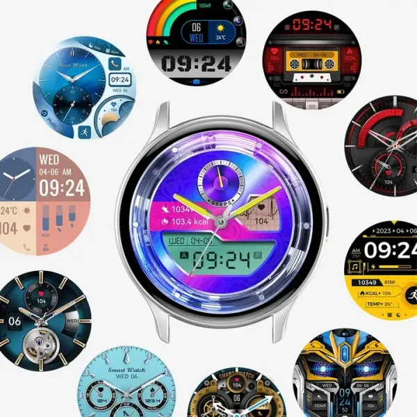 XO Smartwatch J5 Amoled Silver pametni sat