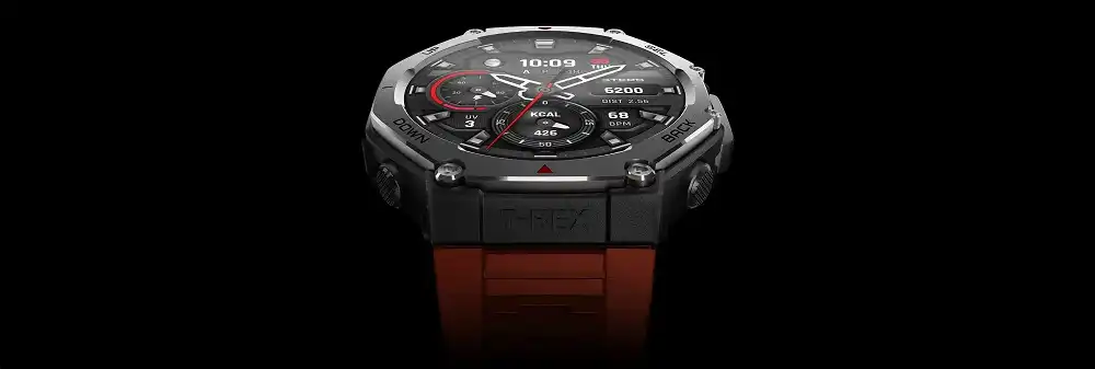 Amazfit T-Rex 3 Onyx pametni sat Veliki i svijetli AMOLED ekran