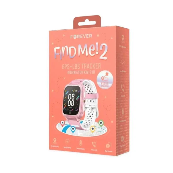 Forever Kids Find Me 2 KW-210 Pink dječiji pametni sat