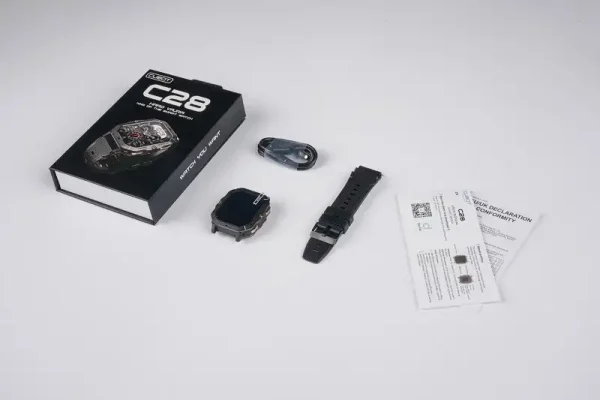 Cubot C28 pametni sat crni