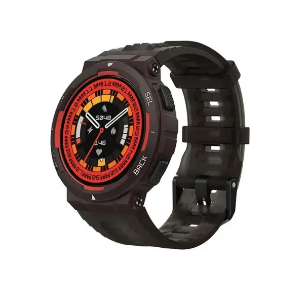 Amazfit Active Edge Lava Black pametni sat