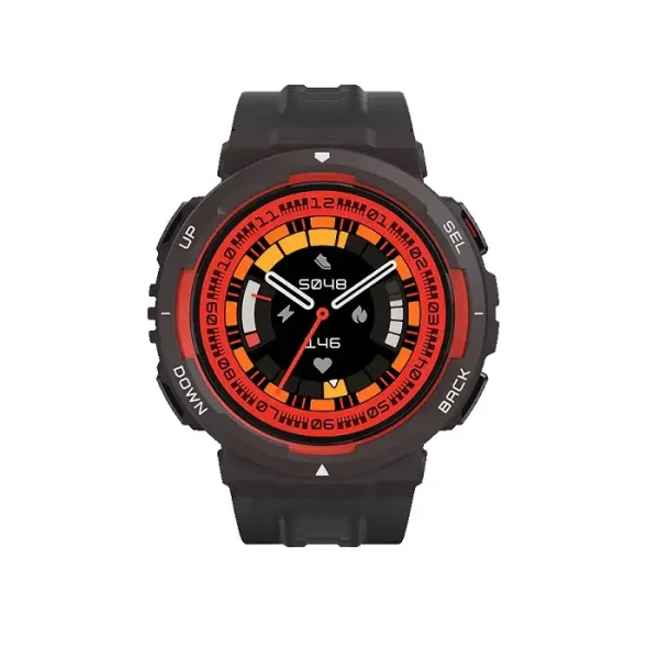 Amazfit Active Edge Lava Black pametni sat