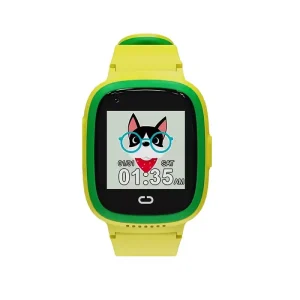 Canyon Sunny KW-48 dječiji pametni sat žuto zeleni CNE-KW48YG