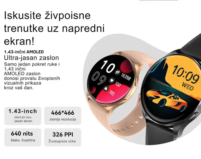 Impresivan AMOLED ekran za savršenu jasnoću 