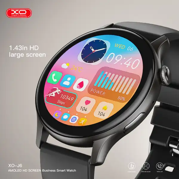 XO J6 Sport Black pametni sat