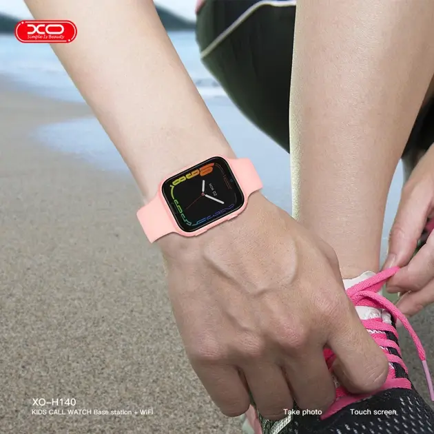 XO H140 4G dječiji pametni sat rozi pink
